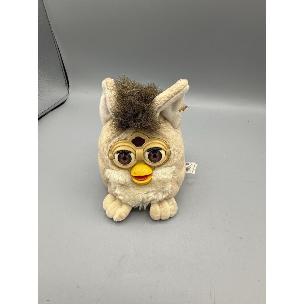 1999 Furby Plush Tiger Electronics Vintage Small Stuffed Toy 6”